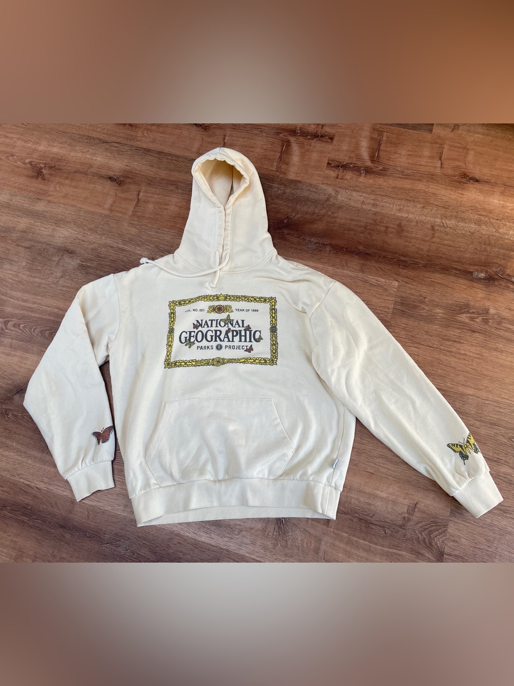 Parks‎ Project National Geographic Butterfly Hoodie Medium Graphic Hooded #